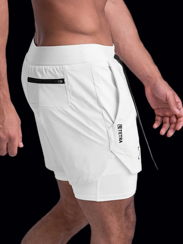 Mens Quick-Dry Athletic Running Shorts