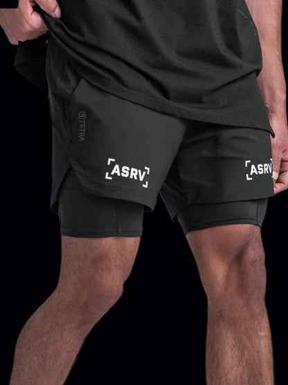 Mens Quick-Dry Athletic Running Shorts