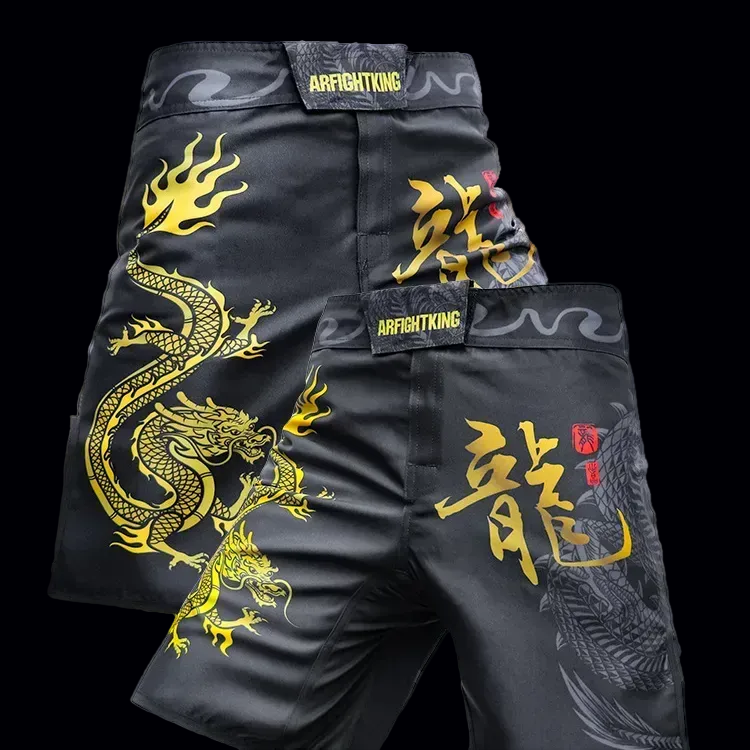 Valtrix Golden Ryujin Fight Shorts